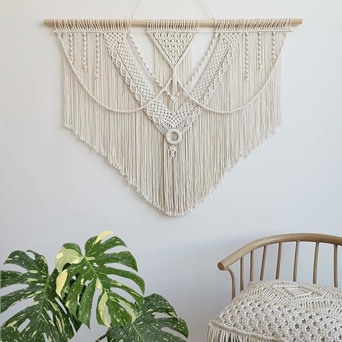 Achart Macrame Wall Hanging Large- Boho Wall Decor- large wall art- Wall Decor - Image 2