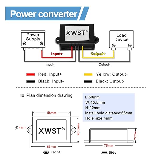 DC DC Stabilizer 9V-36V to 24V Boost Buck Converter Power Supply 1A 24W Waterproof Voltage Regulator Auto Step Up Down 24V Volt Transformer Module