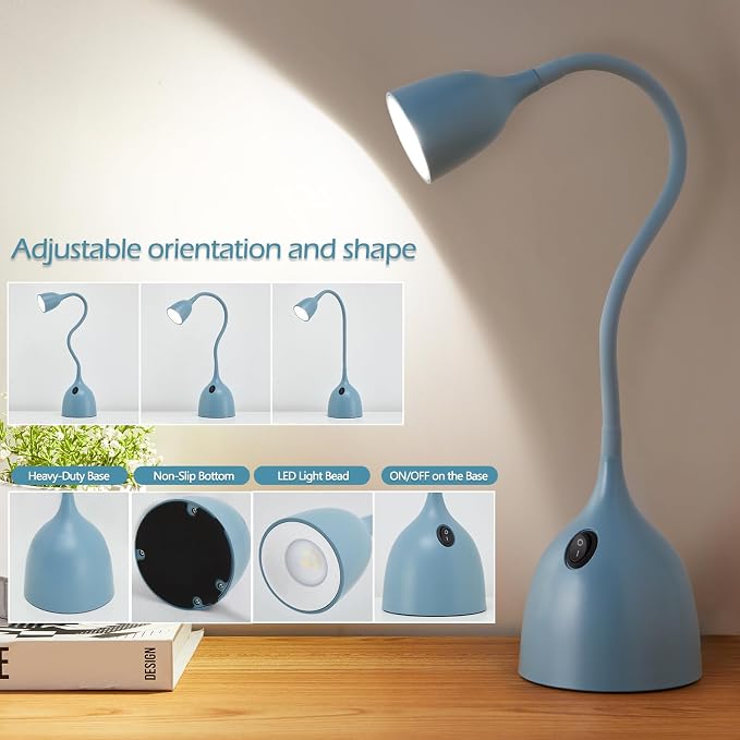 EJIAXIN Gooseneck Desk Lamp 360 LED Flexible Reading Light - Image 2