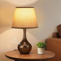 16.1" Touch Table Lamp for Nightstand, 3 Way Dimmable Small Bedroom Lamp | by SeealleLighting