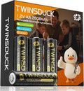 TWINSDUCK Rechargeable AA Batteries, 2800mAh High Capacity NiMH Double A Battery for Household and Office Devices，8 Pack