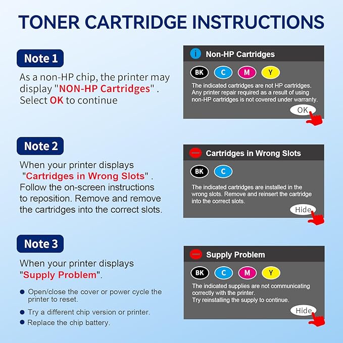 218A Toner Cartridges 4 Pack (with Chip) Compatible Replacement for HP 218A 218X for HP Color LaserJet Pro MFP 3301fdw 3301cdw 3301sdw Pro 3201dw Printer High Yield Ink W2180A W2180X (B/C/Y/M)