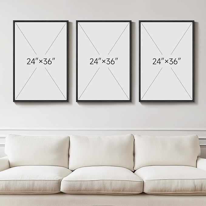Large 3D Textured Framed Black Abstract Wall Art - Image 3