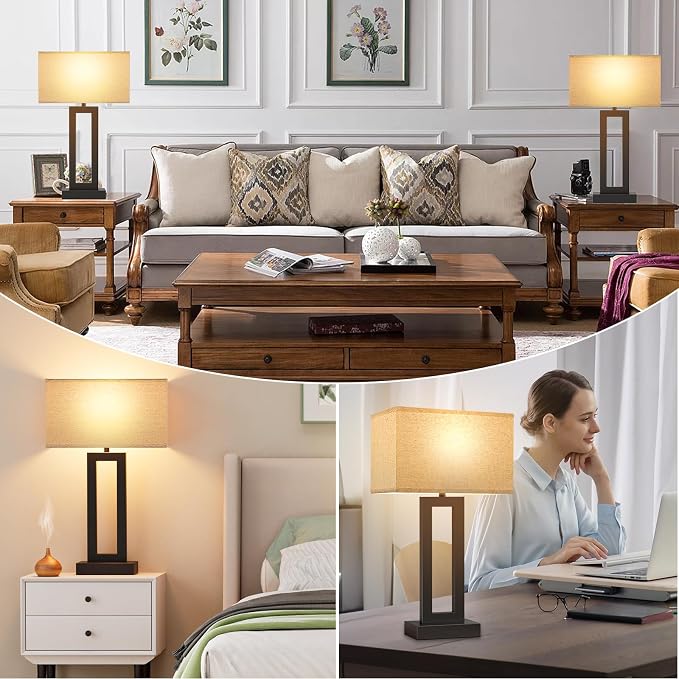Seealle 22" Tall Living Room Lamps - Image 6