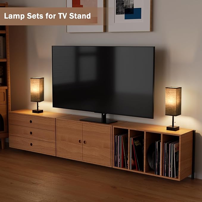 Bedside Lamp for Bedroom Set of 2 - Image 7