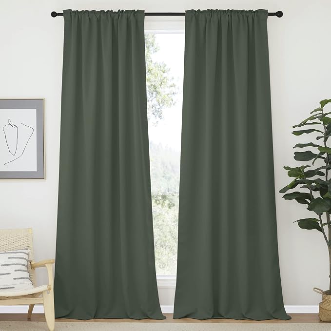 NICETOWN Bedroom Curtains Blackout Curtain Panels - Image 2