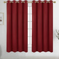 Diraysid Red Grommet Blackout Curtains by Diraysid%2C+refresh+your+life
