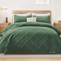 Exclusivo Mezcla Quilts Queen Size, Olive Green | Soft Bedspreads by ExclusivoMezcla