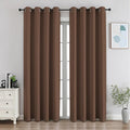 CUCRAF Brown Blackout Curtains 96 Inches Long, Thermal Insulated Noise Reducing by CUCRAF