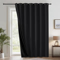 RYB HOME Extra Wide 100% Blackout Patio Door Grommet Curtain 96 inch Long | by RYBHOME