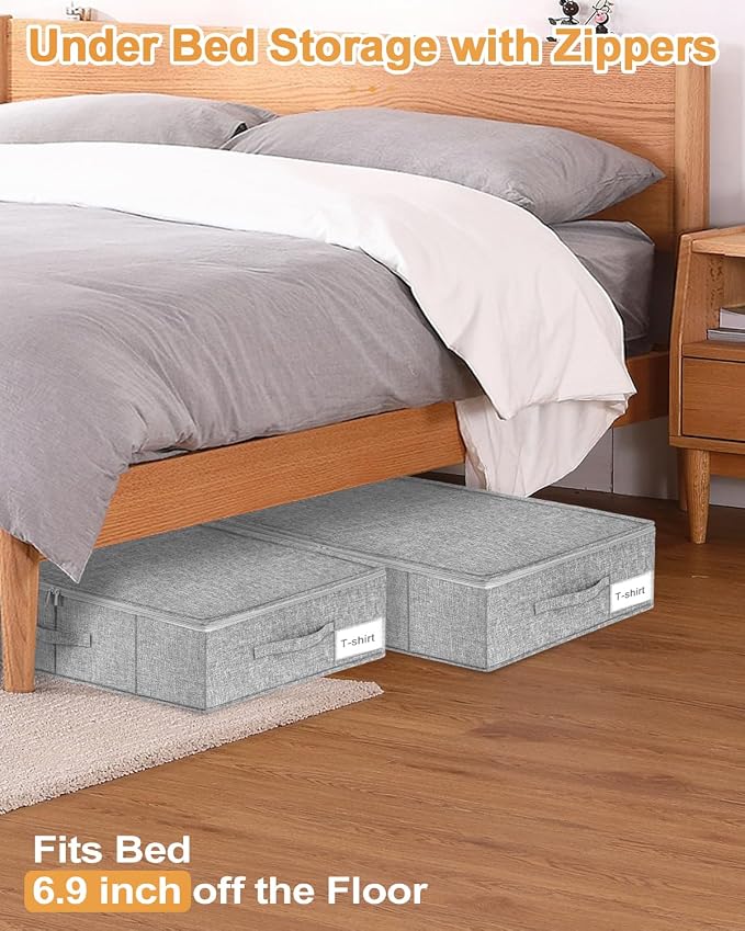 punemi 6.7 in High Under Bed Storage Container - Image 7