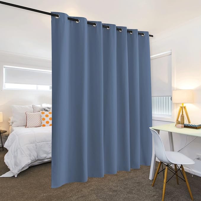 RYB HOME Blackout Curtains Room Divider - Image 3