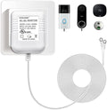 KONLEMEI Doorbell Power Adapter, 24V Transformer Compatible with Video Doorbell, 20ft/6M,White