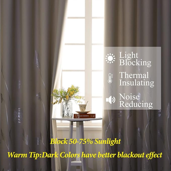 Room Darkening Curtains for Bedroom 108 inch Long - Image 6