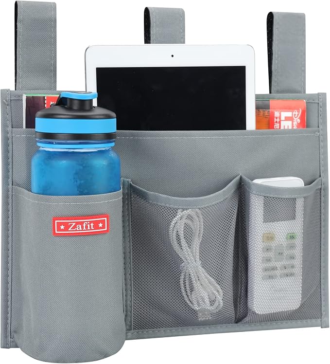 Zafit Hanging Bedside Caddy, Bedside Storage Organizer - Image 2