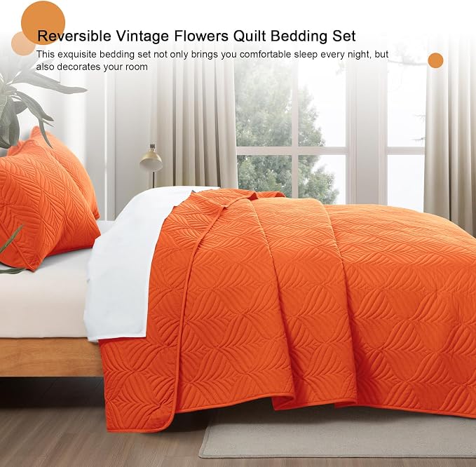 Whale Flotilla Extra Soft King Quilt Bedding Set, Lightweight Bedspreads | - Image 5