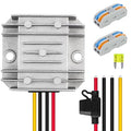 12V to 24V 3A DC Converter - Durable, Waterproof Step-Up Voltage Regulator and Power Boost Transformer, Ideal for Golf Carts & Club Cars