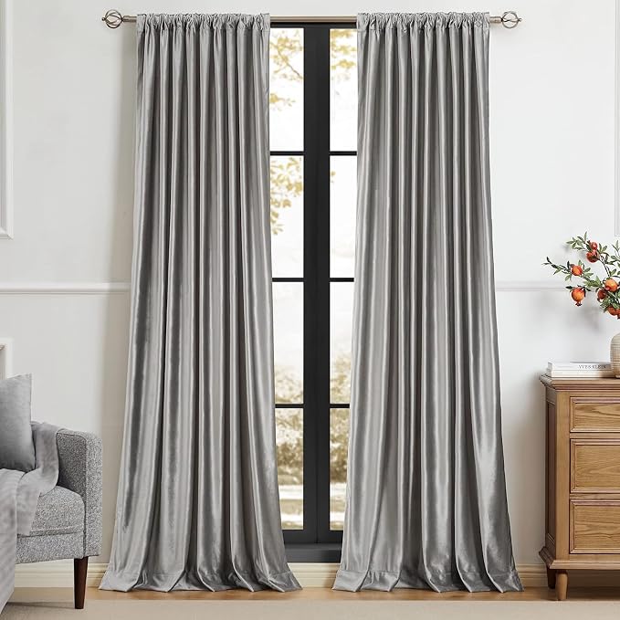 PRIMROSE Light Grey Curtains 120 inch - Image 3