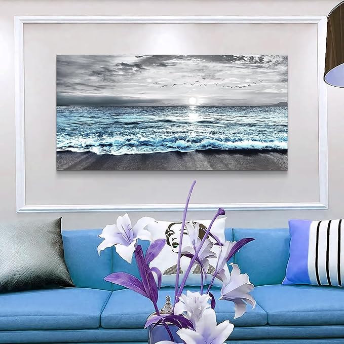 Wapluam Large Wall Decor For Living Room Canvas Wall Art For Bedroom Office - Image 6