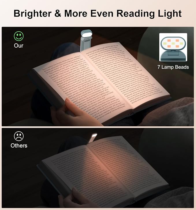 Gritin Reading Light, Rechargeable Book Light - Image 3