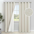 YoungsTex Linen Blackout Curtains 84 Inches Length by YoungsTex