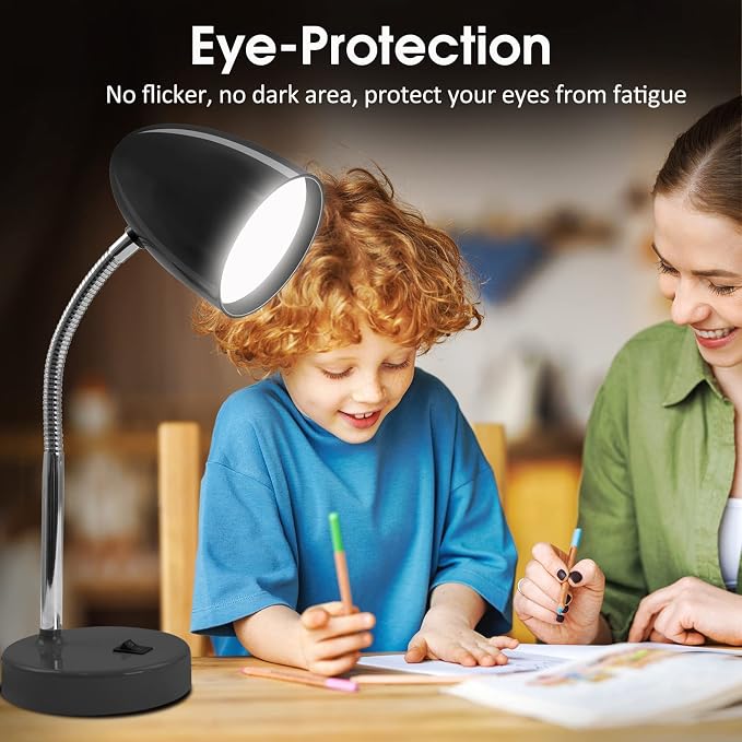 E ENERGETIC LIGHTING LED Desk Lamp, 3.5W 240LM 4000K Cool White Study Lamps - Image 5