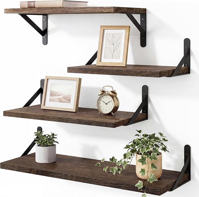 YGEOMER 4 Different Sizes Floating Shelves by YGEOMER