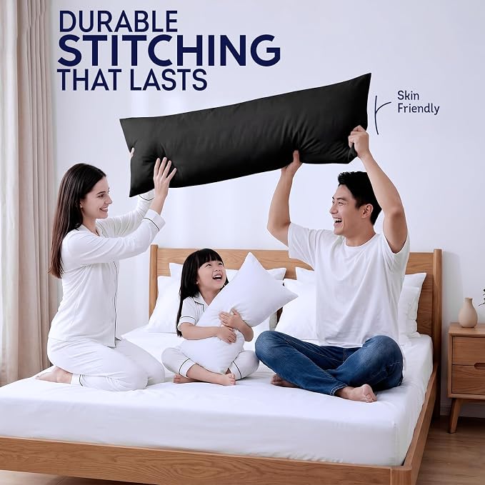 DOWNCOOL Large Body Pillow Insert- Breathable Full Body Pillow - Image 6
