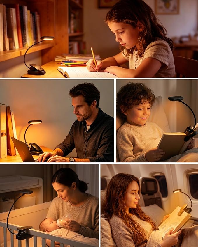 Klarlight 1800K Amber Rechargeable Book Light - Image 7