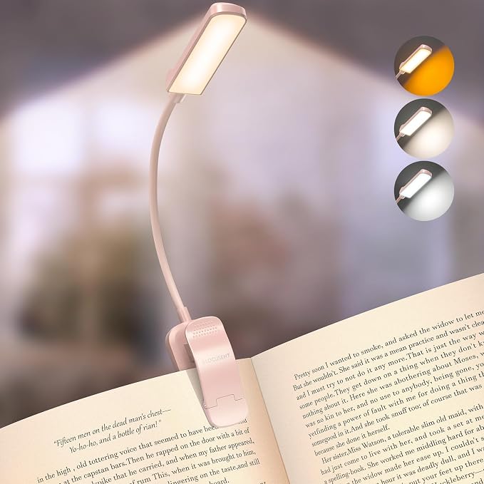Glocusent 13 LED Book Lights for Reading at Night, Gifts for Book Lovers | by GLOCUSENT