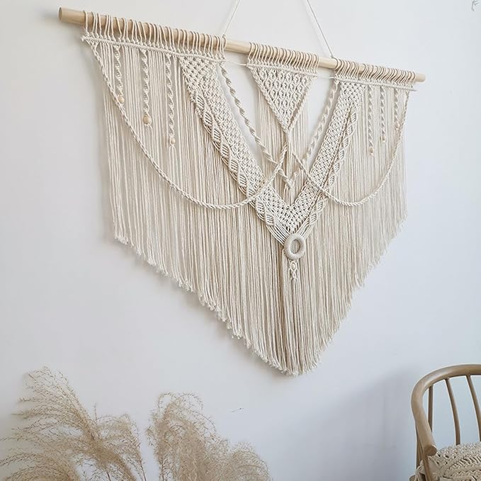Achart Macrame Wall Hanging Large- Boho Wall Decor- large wall art- Wall Decor - Image 3