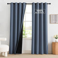 NICETOWN Stone Blue Curtains 52 x 84 inches Long, 100% Blackout Curtains Set of by NICETOWN