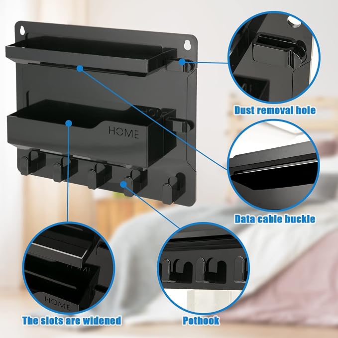 YONGAIJIA Bedside Shelf Wall Mount - Image 4