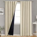 BGment Beige Full Blackout Curtains by BGment
