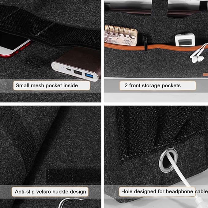 Bedside Caddy, Felt Bedside Storage Organizer, Hanging Storage - Image 8