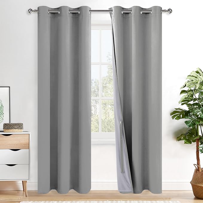 XWZO 100% Blackout Curtains by XWZO