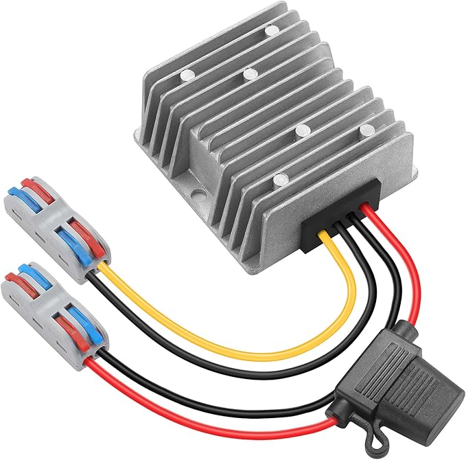 BEYIMEI DC 30V-90V to 24V 20A 480W Waterproof Step-Down Power Converter DC Step-Down Transformer Power Supply Converter for CNC Equipment, Switching Solar Panels, and Other Step-Down Applications