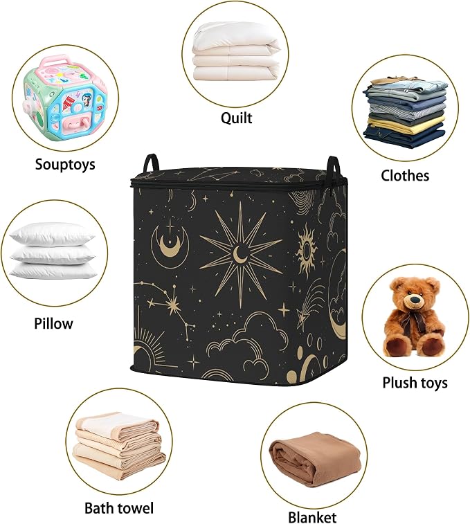 king comforter storage bag, blanket organizer - Image 2