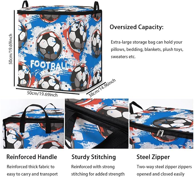 2pcs Blanket Storage Bag | Under Bed, Closet Organizers - Image 3