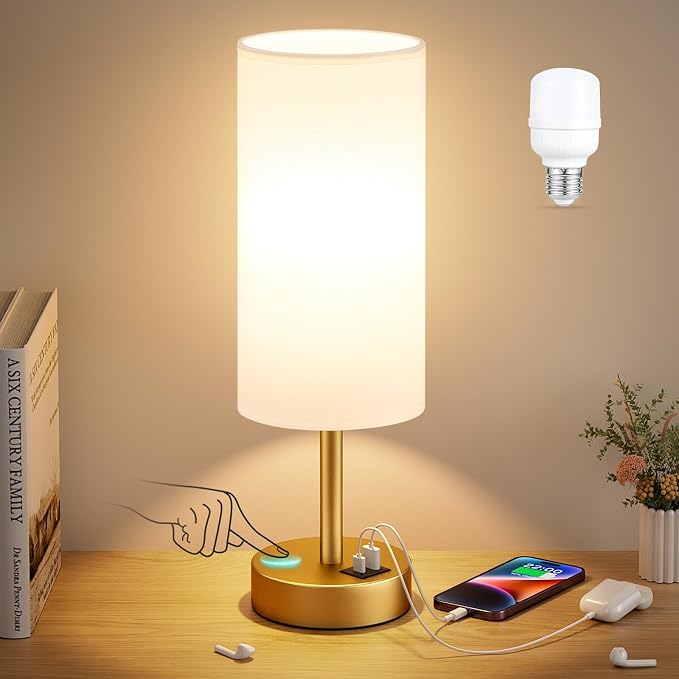 Dicoool Bedside Table Lamp for Bedroom - Image 7