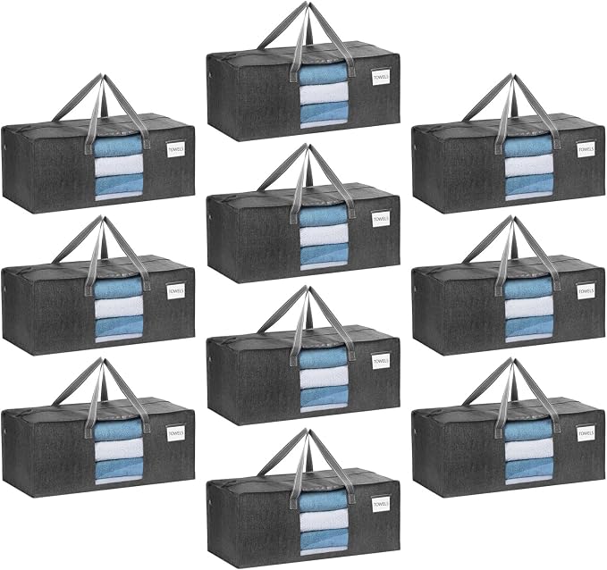 VENO Heavy Duty Moving Bags, Storage Bags, 10 Pack | Packing Supplies, by Veno
