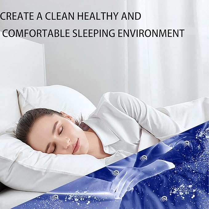 Pure Sleepy Pro Bed Vacuum Dust Mites, 2025 Upgrade 12000pa Pure Sleepy Pro Bed Vacuum, Mattress Cleaner Machine Deep Cleaner with Uv-C Light, 8,000 Vibrations Per Minute (Purple)