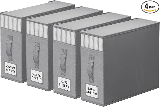 StorageTastic Bed Sheet Closet Organizers and Storage Under Bed Storage | by StorageTastic