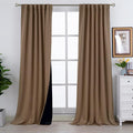 BGment 100% Room Darkening Thermal Insulated Blackout Curtains 108 Inches Long by BGment