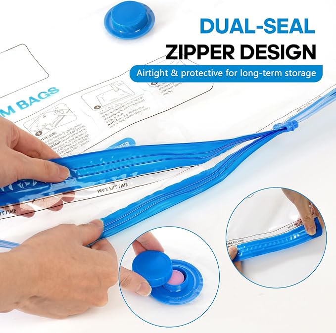 12 Pack Vacuum Storage Bags for Travel - Image 8