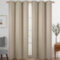 Diraysid Beige Grommet Blackout Curtains by Diraysid%2C+refresh+your+life