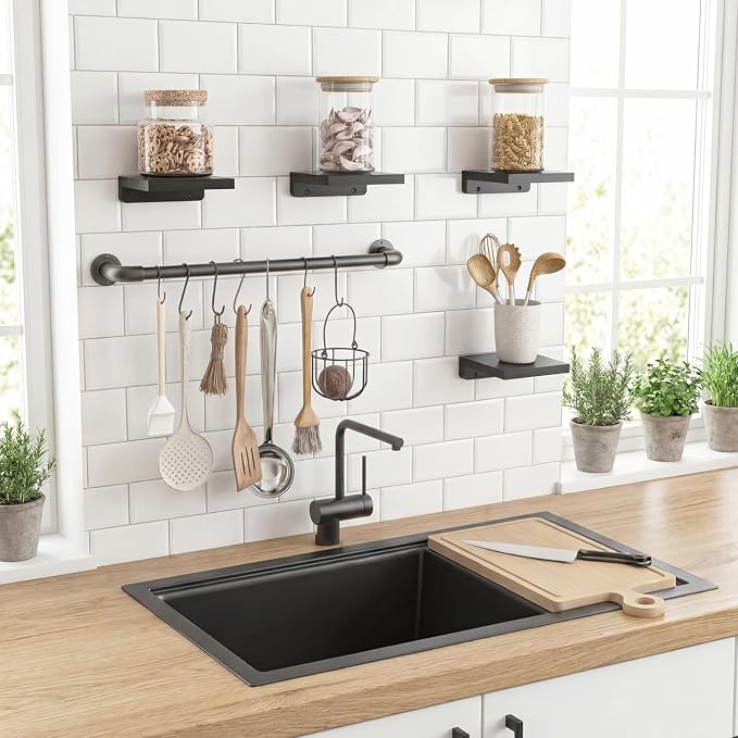 Fixwal Small Floating Shelves for Wall Decor | Rustic wood shelf for displaying - Image 6