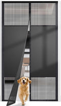 Magnetic Screen Door with Privacy Protection, PET Mesh Screen Fit by Fillis