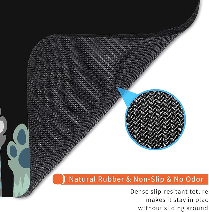 Armanza Square Mouse Pad Cute Cat Claw,Personalized Premium-Textured Custom Mouse Mat Design,Washable Mousepad Cloth,Non-Slip Rubber Base Computer Mouse Pads for Wireless Mouse