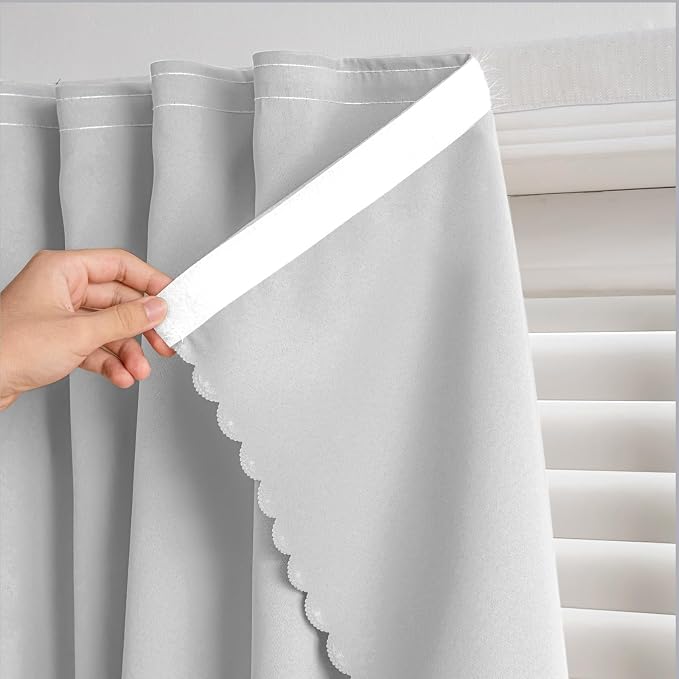Magic Tape Blackout Curtains by gonnrly